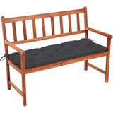  Vrtna klupa s jastukom 120 cm od masivnog bagremovog drva Antracitno siva 120 x 50 x 7 cm Cijene