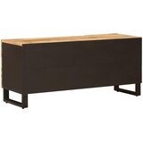 TV ormar s pohranom Smeđa 105 x 33 x 46 cm Čvrsto drvo manga | Eponuda.ba