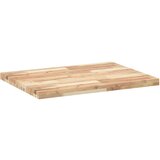 Stolna ploča 80 x 60 x 4 cm pravokutna od masivnog drva bagrema | shoptok.hr