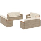  The Living Store Vrtna sedežna garnitura 12-delna z blazinami bež poli ratan - Vrtna Sedežna Garniture, (21461974) | Shoptok.si