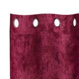  Samose zavjese 2 kom s okovima bordo 245x140 cm | shoptok.hr