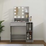  Toaletni stolić LED boja hrasta sonome 86,5x35x136 cm | shoptok.hr