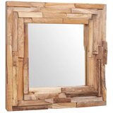  Ukrasno Ogledalo od Tikovine 60x60 cm Kvadratno | shoptok.hr