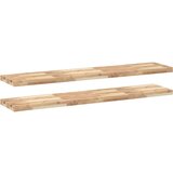 Maison Chic 2 kosi Viseče police - Stenske Police 120x30x4 cm neobdelan trden akacijev les, (21793504) Cene