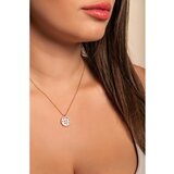 Fenzy retizek s priveskem, tehnica, roze zlato | Shoptok.si