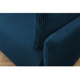 Bobochic Paris Tamno plava sklopiva sofa od samta 211 cm Marcel – | shoptok.hr