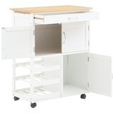 Premier Housewares Bambusov servirni voziček na kolesih 37x67 cm Harlow – | Shoptok.si