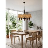 Opviq luster Mercure Wood 5 Wicker, 5 × E27, crni | Eponuda.com