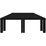 Gazebo Pokrivač 6 x 3 m Crna Poliester 190 gsm | Eponuda.ba