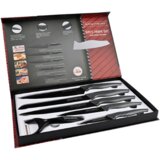 Royalty Line set od 5 kuhinjskih noževa i ljuštilica RL-CB5 crni Cene'.'