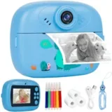 Dječija kamera sa printerom K8000 32GB micro sd kartica, blue