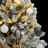  Umjetno božićno drvce 300 LED sa šarkama i kuglicama 180 cm | shoptok.hr