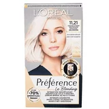 L´Oréal Paris Préférence Le Blonding barva za lase za barvane lase za svetle lase 1 ks odtenek 11.11 Ultra Light Cold Crystal Blonde