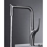 ELITE EDITION Moderna kuhinjska armatura nove generacije KF1013 | Izvlečna pipa futurističnega videza — Krom | Shoptok.si