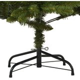  Umjetno božićno drvce S LED lampica Zelena 180 cm PVC i metal | shoptok.hr