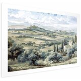  Plakat - Landscape with Sunny Green Fields 30x21 Bez okvira | shoptok.hr
