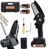 Rosfix Black Piranha BPW21V Brezžična Električna Žaga – Battery, 21V, 800W, 4" Vodilo, 220cm Visič | Set Z Dvema Baterijama In Hitro Polnilko, (5000243741) | Shoptok.si