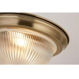 Searchlight Flush Stropna svetilka za kopalnico z 2 lučema, antična medenina, E14, (22101049) | Shoptok.si