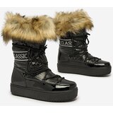 Resti Black slip-on boots a'la snow boots for women Gomllo Cene