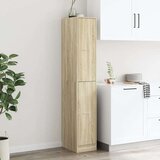 vidaXL Lekarniška omara sonoma hrast 30x41x174,5 cm inženirski les | Shoptok.si