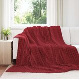  Pokrivač Bordeaux Crvena 270 x 240 cm Runo | shoptok.hr