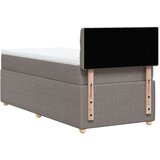 vidaXL Krevet s oprugama i madracem smeđesivi 80x200 cm od tkanine | shoptok.hr