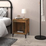  Noćni ormarić boja dimljenog hrasta 40x35x50 cm | Eponuda.com