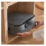 HOMEMATE Organizator za dokumente sive boje 37*27*10cm | ePonuda.com