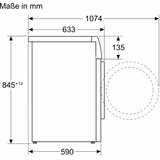 SIEMENS EXTRAKLASSE Siemens WG44N2A7AT iQ500 Pralni stroj, 9 kg, 1400 obr/min. Povezava doma. | Shoptok.si