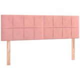  box spring s madracem LED ružičasti 140x200cm baršunasti | shoptok.hr