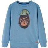  Dječja topla majica srednje plava 128 | shoptok.hr