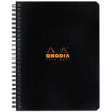 Clairefontaine bilježnica Rhodia classic A5+ 80gr 80L, crna, karo | shoptok.hr