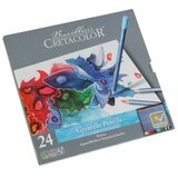  Umjetničke drvene bojice aquarel Cretacolor marino 24 kom u metalnoj kutiji Cene