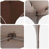  Zložljivi šotor za zabave 575 x 288 x 245 cm Rjava, (5000248604) | Shoptok.si