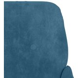 vidaXL Klop modra 108x79x79 cm žamet | Shoptok.si