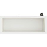  Vrtna posuda za sadnju s LED svjetlom Bijela 30 x 80 x 30 cm | shoptok.hr