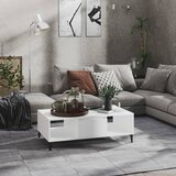 vidaXL Klubska mizica bela 103,5x60x35 cm iverna plošča, (20625488) Cene
