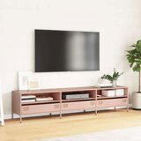 vidaXL TV omarica roza 202x39x43,5 cm hladno valjano jeklo | Shoptok.si