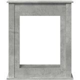 vidaXL Okvir za kamin betonsko siv 75x20x87,5 cm inženirski les | Shoptok.si