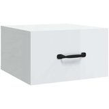  Zidni noćni ormarići 2 kom bijeli visokog sjaja 35 x 35 x 20 cm | shoptok.hr