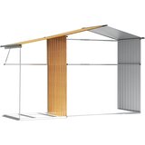  Vrtno spremište svjetlosmeđe 277x192,5x179 cm pocinčani čelik | shoptok.hr