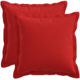  Presvlaka za jastuk 2 kom. HOUTEN Crvena 45 x 45 cm Umjetni lan - Crvena 45 x 45 cm 2 | shoptok.hr
