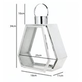Dekorativna lanterna PALACE 34 cm, sjajni hrom | Eponuda.com