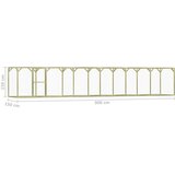  Kavez za kokoši od impregnirane borovine 1,5 x 9 x 1,5 m | shoptok.hr