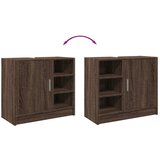 Ormarić za umivaonik smeđa boja hrasta 63 x 29 x 55 cm drveni | shoptok.hr