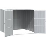  Vrtno spremište sivo 195 x 198 x 159 cm od pocinčanog čelika | shoptok.hr