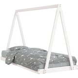  The Living Store Otroški posteljni okvir bel 90x200 cm trdna borovina - Otroški Posteljni Okvir, (21445542) | Shoptok.si