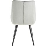 MID.YOU STOL, kovina, tekstil siva, črna | Shoptok.si