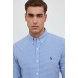 Polo Ralph Lauren Srajce z dolgimi rokavi CHEMISE AJUSTEE SLIM FIT EN POPELINE UNIE Modra | Shoptok.si