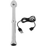 Rebel Upornik - kovinski vibrator za prostato (srebro) | Shoptok.si